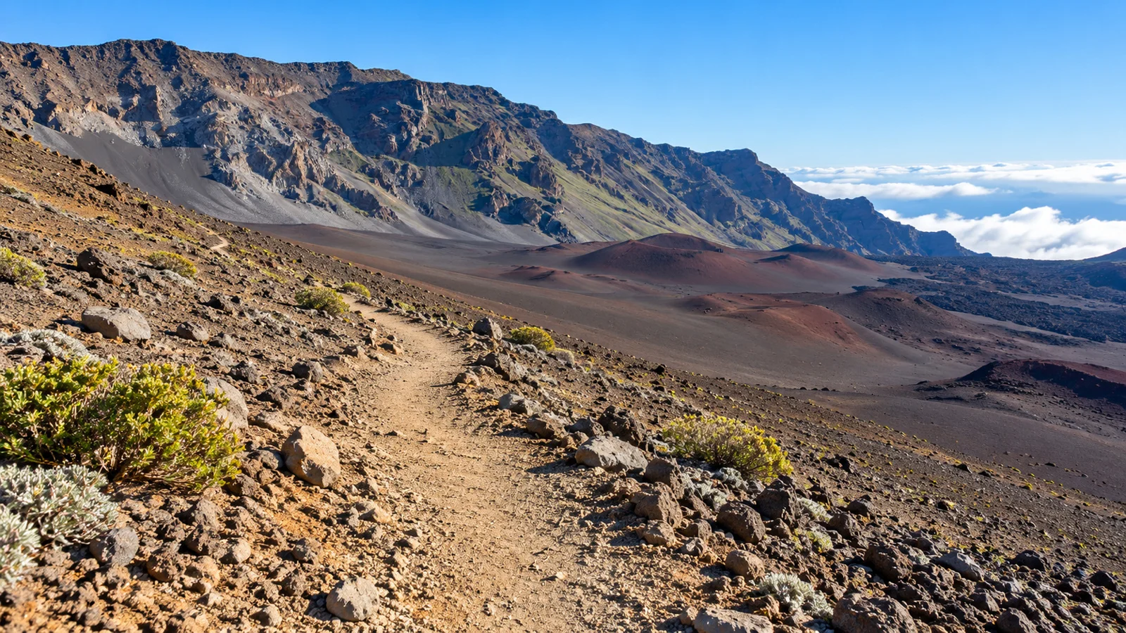 Step into volcanic scale. Sliding Sands.