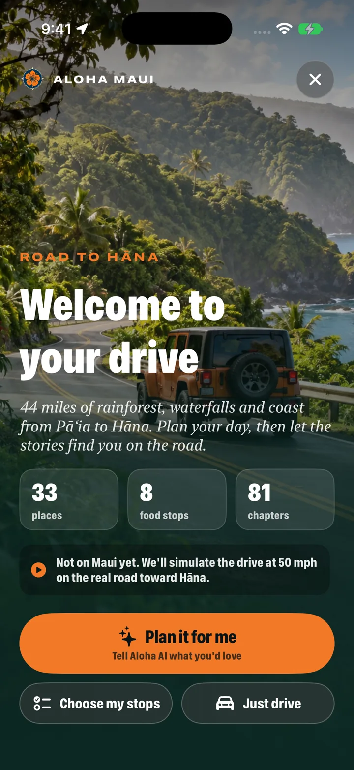 Welcome to your drive: 33 places, 8 food stops and 81 chapters